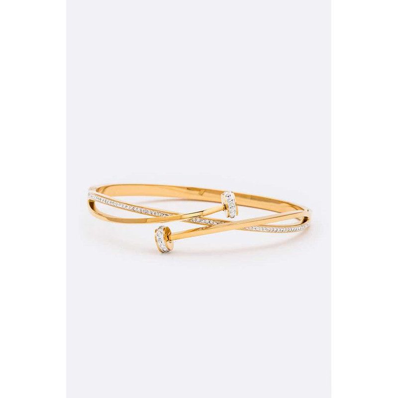 Zara Eclipse Stainless Steel Bangle