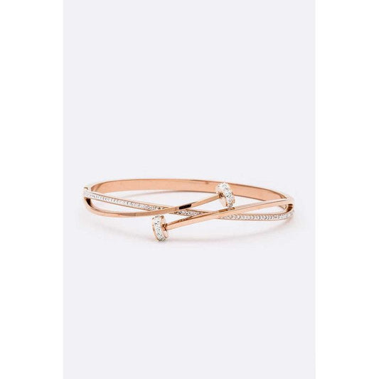 Zara Eclipse Stainless Steel Bangle