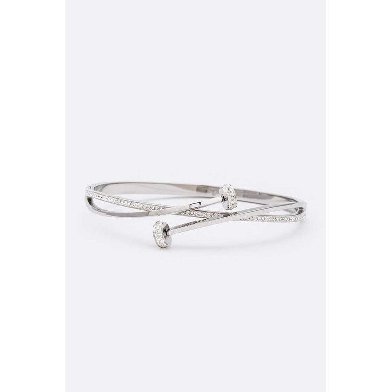 Zara Eclipse Stainless Steel Bangle