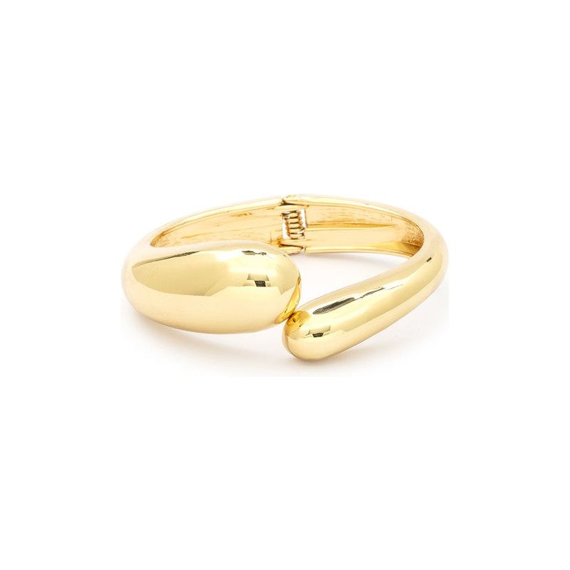 Velora Gold Hinged Bangle