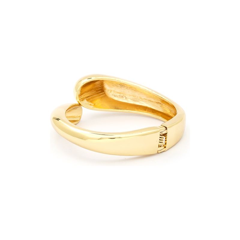 Velora Gold Hinged Bangle