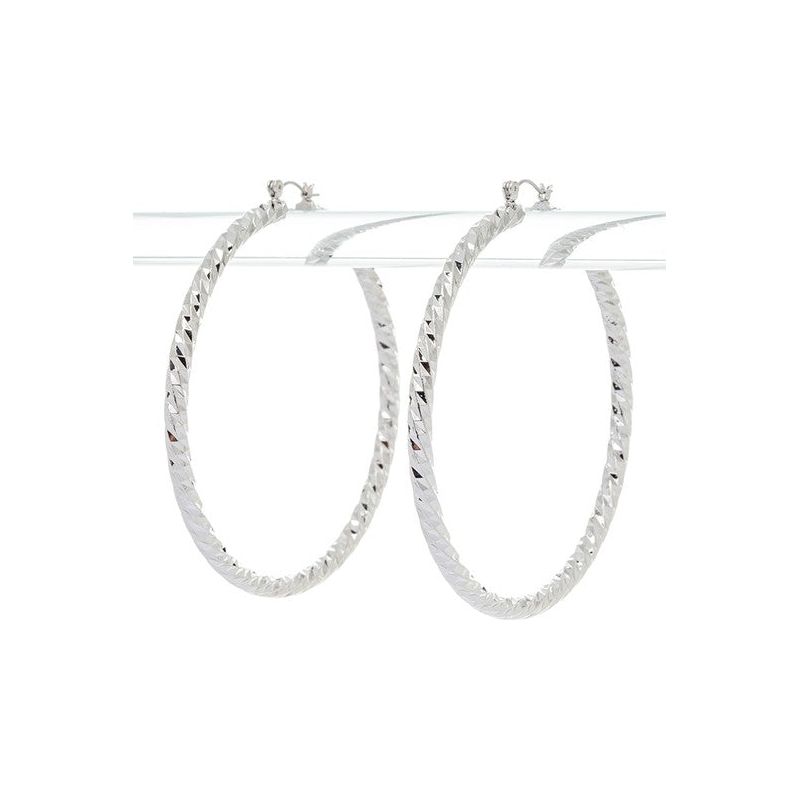 Sable Halo Hoop Earrings