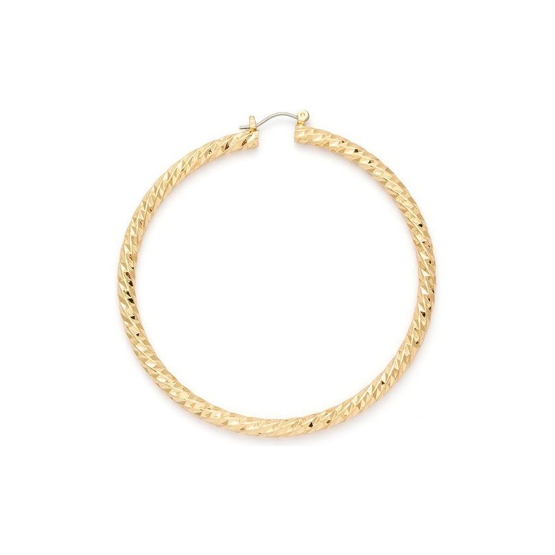 Sable Halo Hoop Earrings