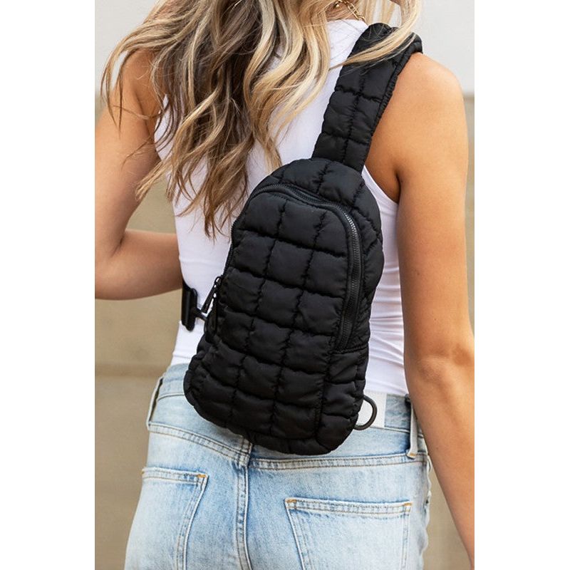 Skyler Quilted Puffer Sling