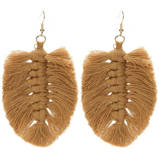 BOHEMIAN FRINGE TASSEL EARRINGS